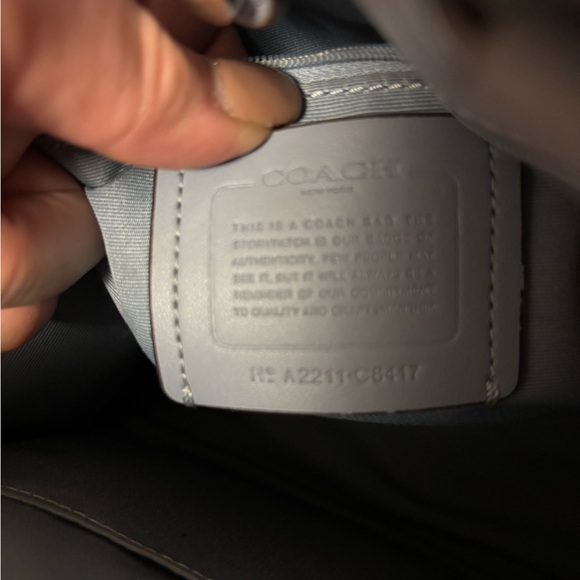 Coach Dempsey baby blue tote - Picture 8 of 11